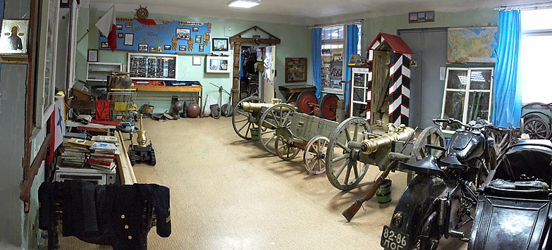 School museum in Lebjajee settlement - Fort Krasnaya Gorka