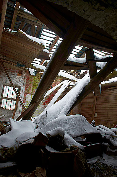 The roof of Warehouse 5 - Kronstadt