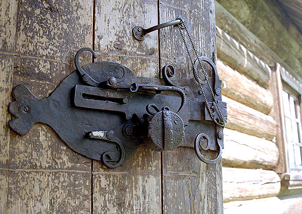 #8 - Lock on the door of the church