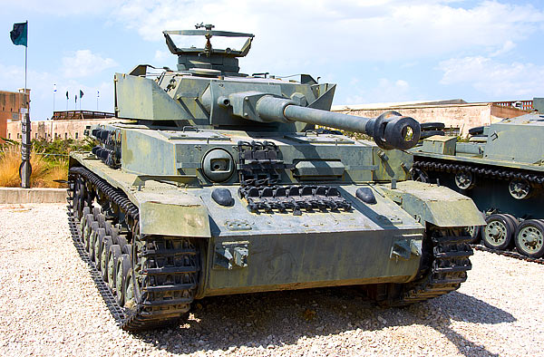 PzKpfw IV Ausf G tank - Fort Latrun