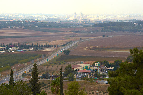View Tel Aviv direction - Fort Latrun