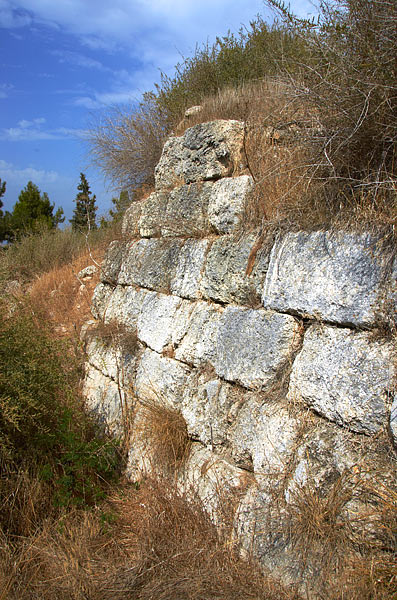 Inner wall remains - Fort Latrun