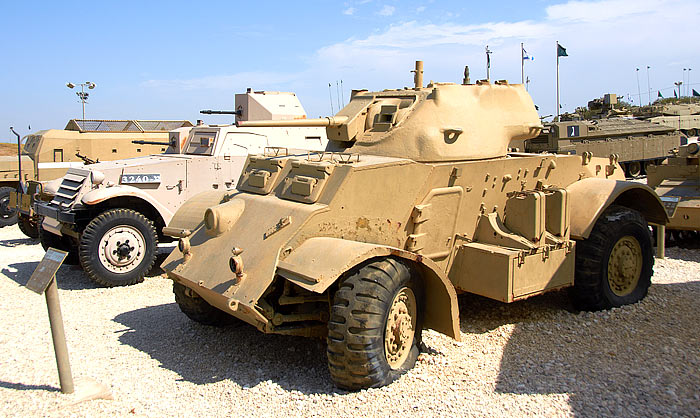 Staghound armored vehicle - Fort Latrun