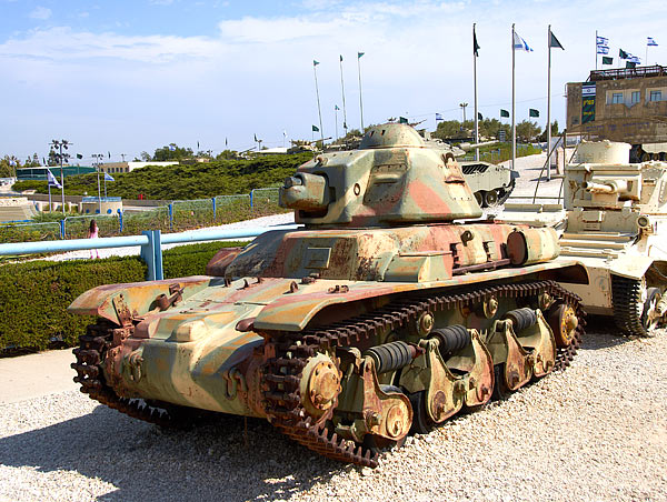 French light tank Renault R-35 - Fort Latrun