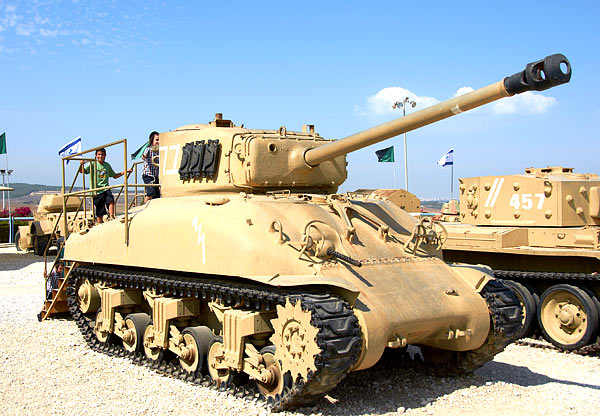 M4A1 "Sherman" tank - Fort Latrun