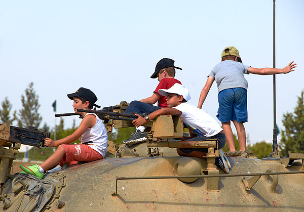 Israeli children - Fort Latrun