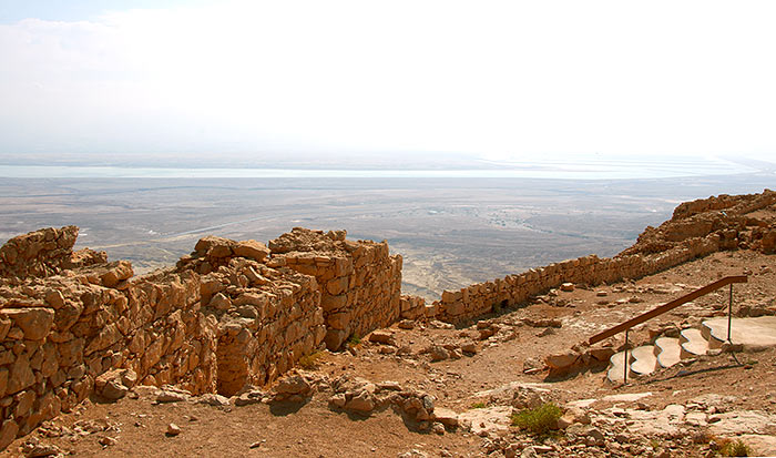 The walls of Masada - Masada