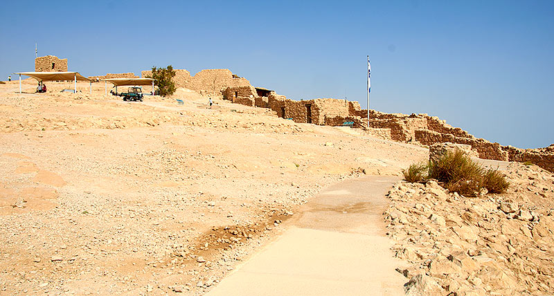 View towards Snake Gate - Masada