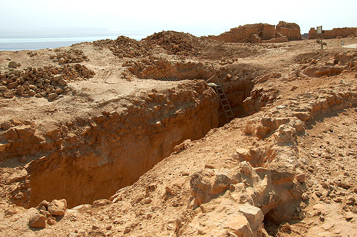 East cistern - Masada