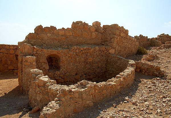 Dwellings of rebels - Masada