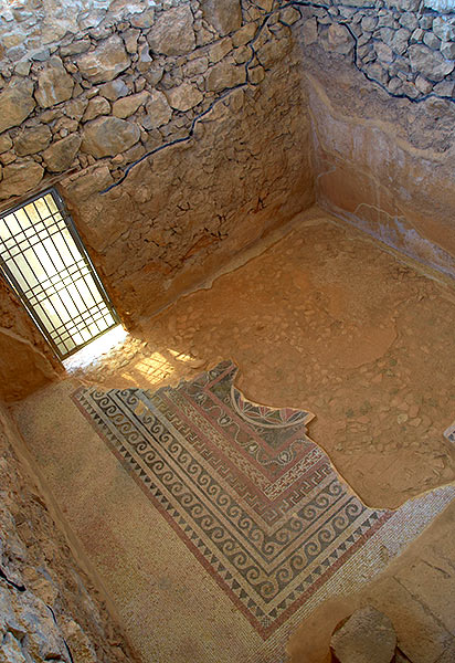 The mosaic floor - Masada