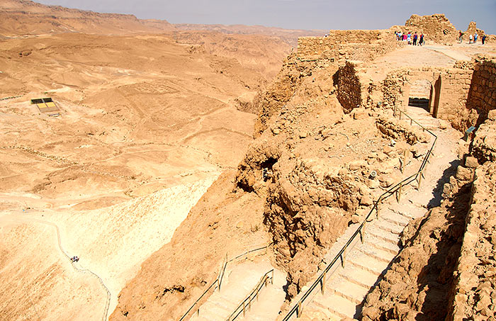 The ramp and the Western gate - Masada