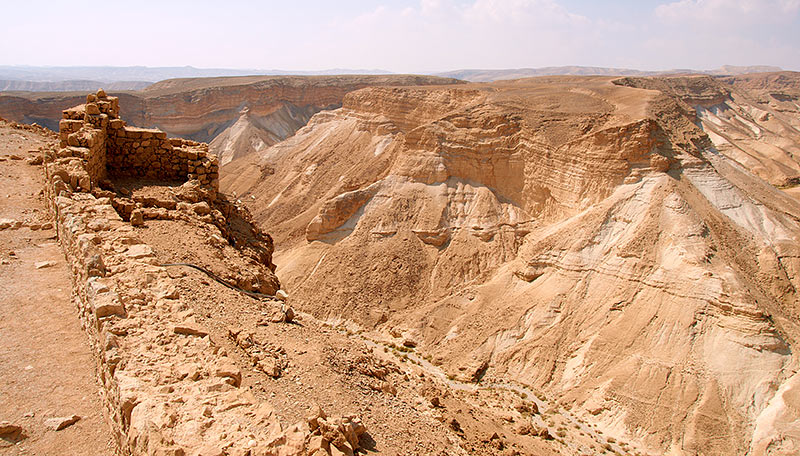 Western part of Masada fortress - Masada