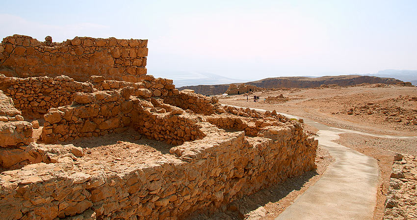 The central part of the plateau - Masada
