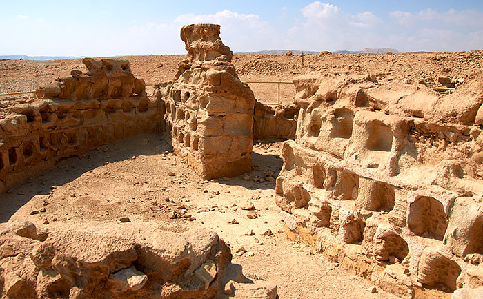 Round columbarium - Masada