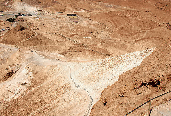 Roman siage ramp - Masada