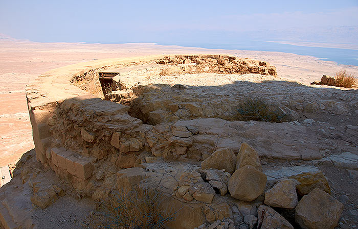 Basement of second (middle) level - Masada