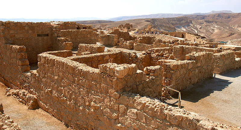 Sighr to western side from Northern Palace - Masada