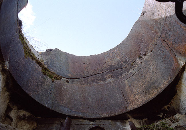 Remains of observation armored  cupola - Mannerheim Line