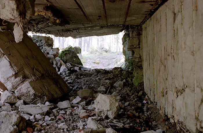 Interiors of the bunker - Mannerheim Line