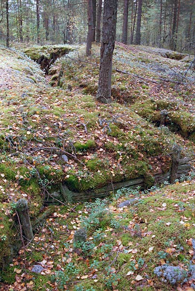 Entrenchments of covering defence line - Mannerheim Line