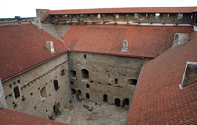 Northern courtyard of Narva Castle