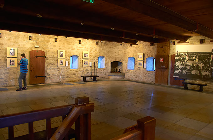Hall in the fortress museum