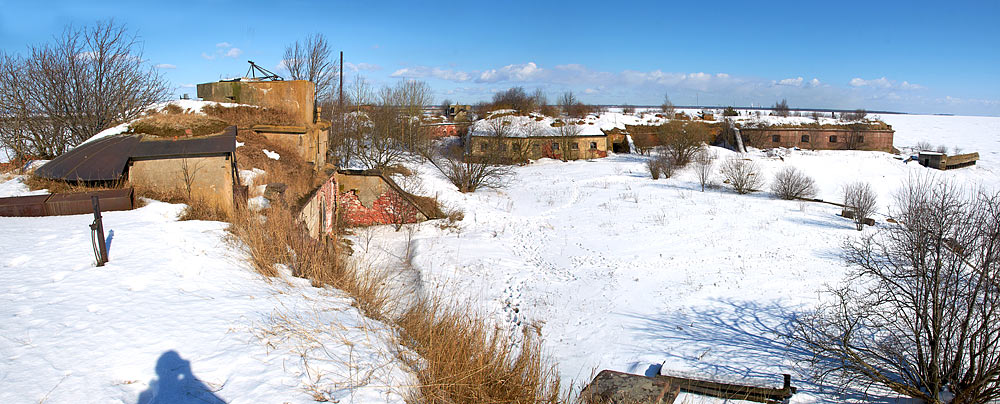 Fort's panorama from the roof of the firepost - Northern Forts