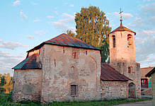 Rozdestvenskaya Church in the Porkhov city