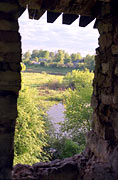 Loop hole of the wall  in Porkhov fortress