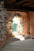 Embrasure of Round tower of Raseborg Castle