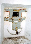 Rifle loophole in MG bunker  of Salpa line