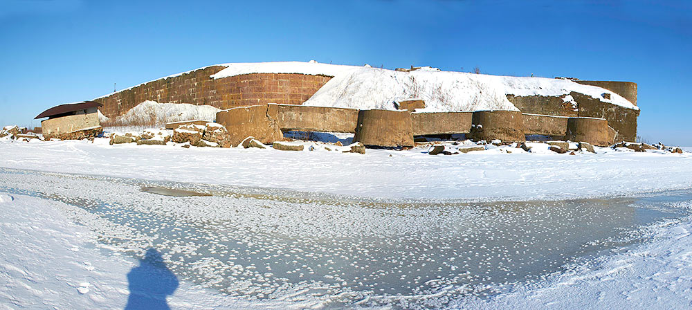 View of the fort 'Milutin' from the front side - Southern Forts