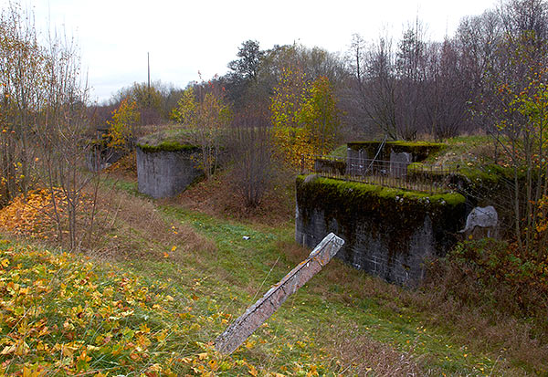 Right flank of mortar battery 2 - Southern Forts