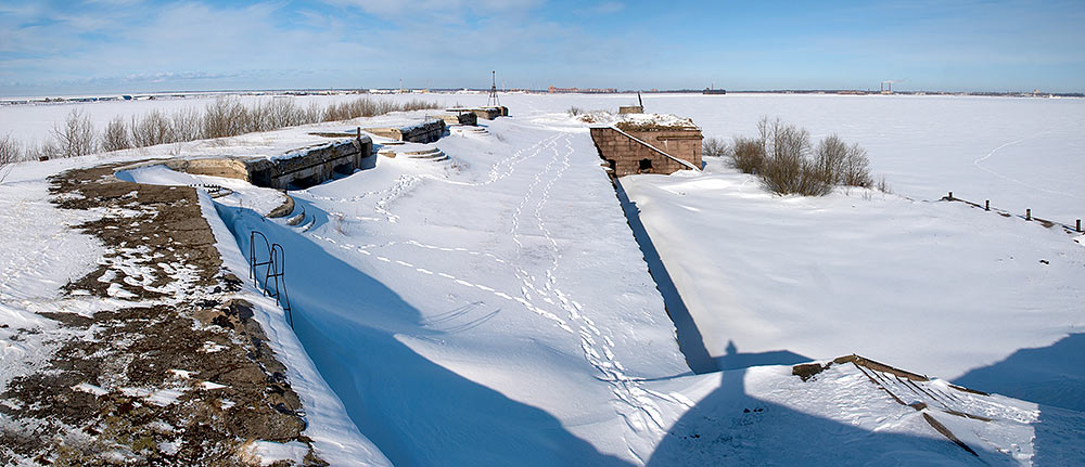 Fort Miljutin winter panorama - Southern Forts