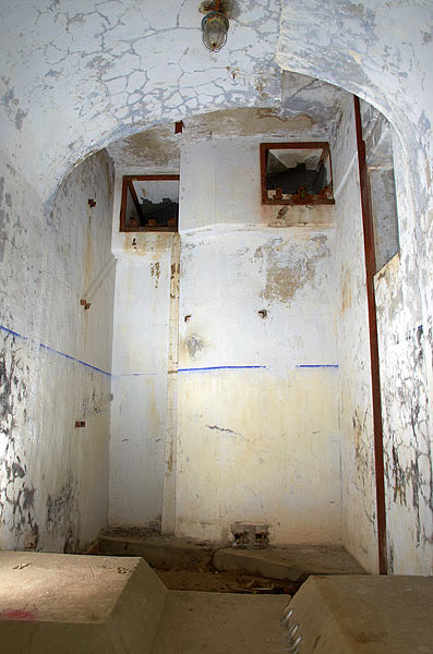 Room of ammunition elevators - Southern Forts