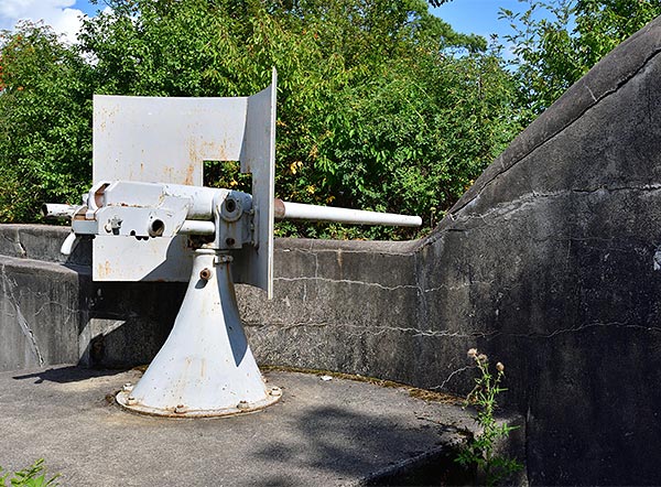 57 mm rapid-fire gun - Fort Siarö