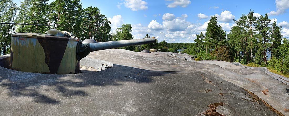 Cannons of the island of Siarö - Fort Siarö