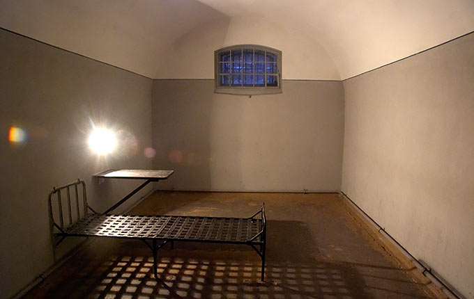 Prison cell of the Trubetskoy Bastion