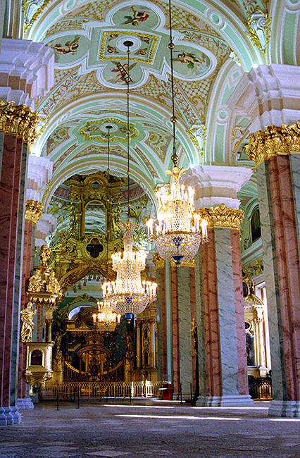 Cathedral interior - Peter and Paul Fortress