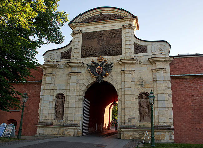 Petrovskie gates - Peter and Paul Fortress