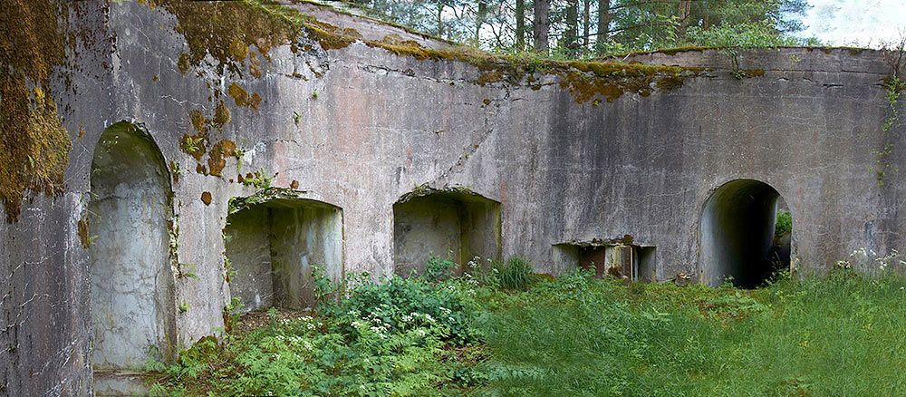 Panoramic sight of mortar's emplacement - Sveaborg