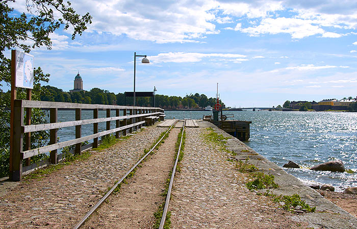 Jetty on the south side of the island Lonna - Sveaborg