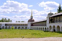 Monastery wall  of Tikhvin Monastery