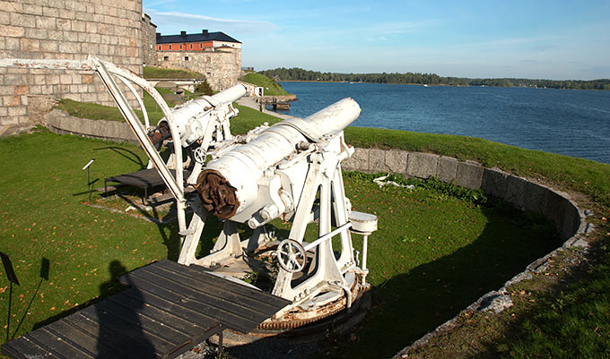 Vaxholm Fortress cannons