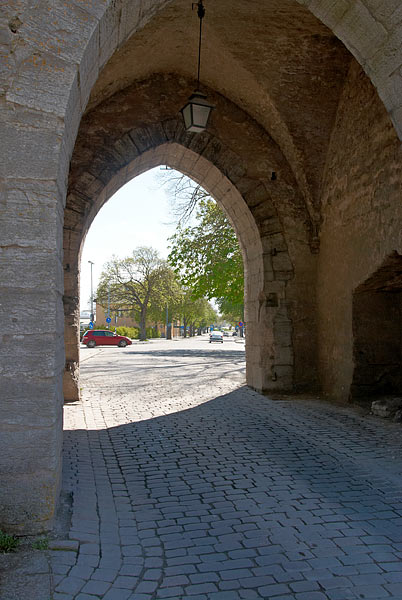 Exit to downtown - Visby