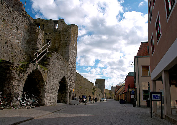 Inner side of the Eastern wall of Visby - Visby