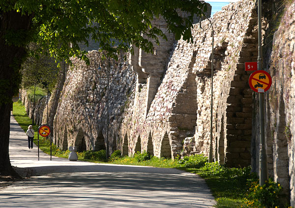 The back of the North Wall - Visby