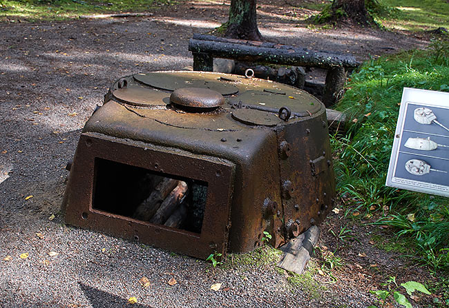 Tank firing post