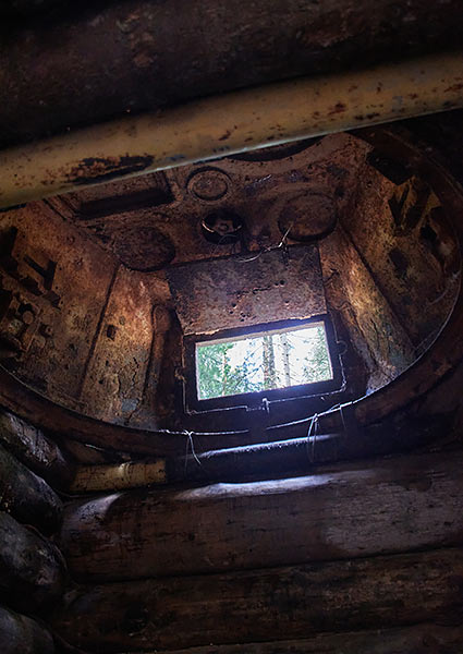 #14 - Interior view of a tank turret